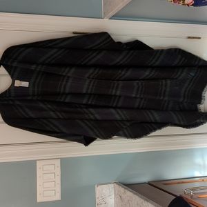 Long Fleece Poncho